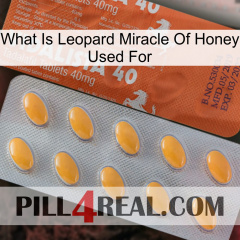 What Is Leopard Miracle Of Honey Used For 43